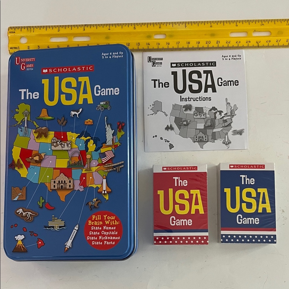 Scholastic The USA Game - Blue and Red Edition
